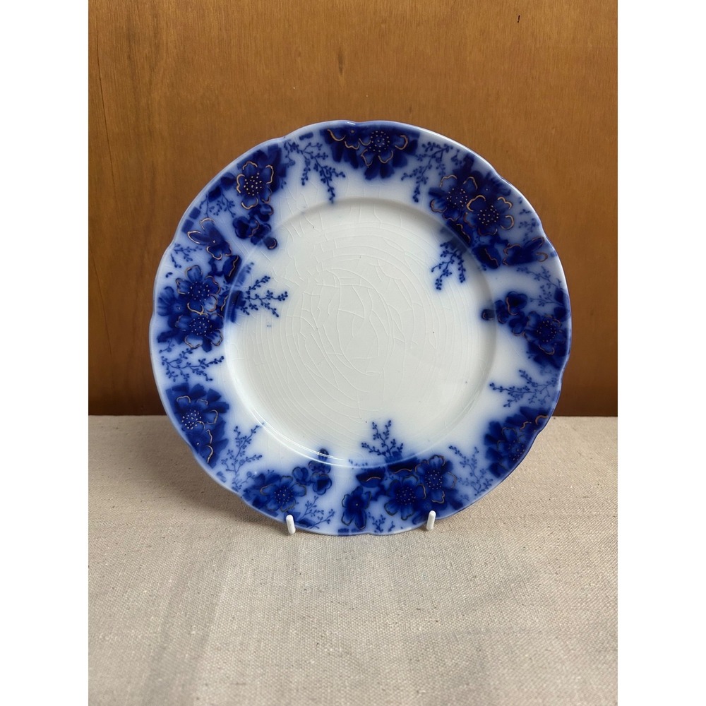 Peach Flow Blue Supper Plate by Johnson Brothers 8.75"